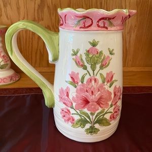 Baroque Rose Serving Pitcher